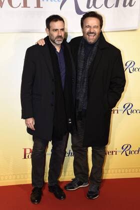 Db Milano 12 12 2016 - red carpet film Poveri ma ricchi - Christian De Sica-Fausto Brizzi 