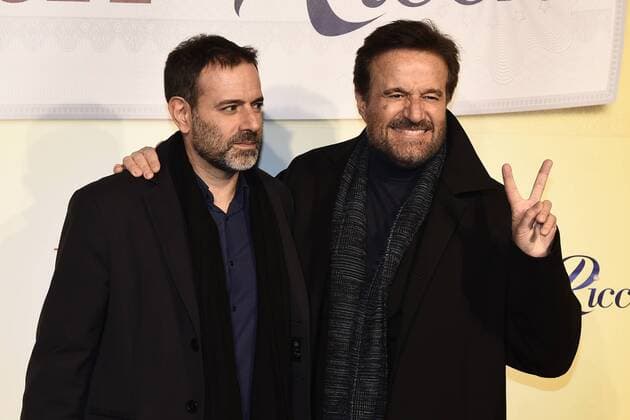 Db Milano 12 12 2016 - red carpet film Poveri ma ricchi - Christian De Sica-Fausto Brizzi 