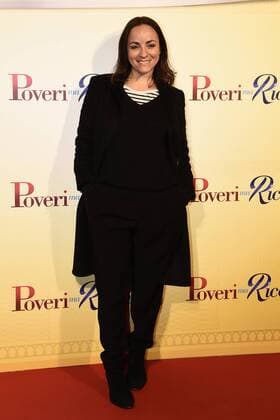 Db Milano 12 12 2016 - red carpet film Poveri ma ricchi - Camila Raznovich 