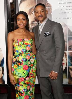 December 12, 2016 - New York, New York, U.S. - Actress NAOMIE HARRIS and actor WILL SMITH attend the New York World Premiere of Collateral Beauty held at the Jazz At Lincoln Centers Frederick P. Rose Hall. New York U.S. - ZUMAk03_ 20161212_zaf_k03_011