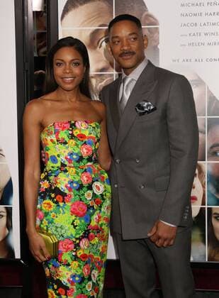 December 12, 2016 - New York, New York, U.S. - Actress NAOMIE HARRIS and actor WILL SMITH attend the New York World Premiere of Collateral Beauty held at the Jazz At Lincoln Centers Frederick P. Rose Hall. New York U.S. - ZUMAk03_ 20161212_zaf_k03_026