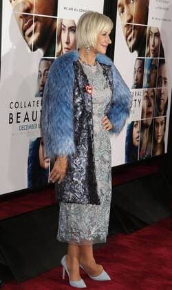 December 12, 2016 - New York, New York, U.S. - Actress HELEN MIRREN attends the New York World Premiere of Collateral Beauty held at the Jazz At Lincoln Centers Frederick P. Rose Hall. New York U.S. - ZUMAk03_ 20161212_zaf_k03_061