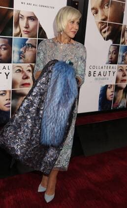 December 12, 2016 - New York, New York, U.S. - Actress HELEN MIRREN attends the New York World Premiere of Collateral Beauty held at the Jazz At Lincoln Centers Frederick P. Rose Hall. New York U.S. - ZUMAk03_ 20161212_zaf_k03_077