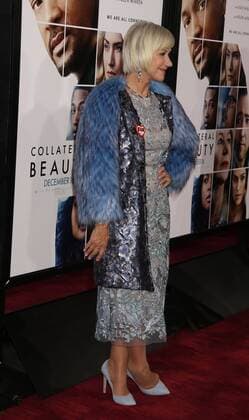 December 12, 2016 - New York, New York, U.S. - Actress HELEN MIRREN attends the New York World Premiere of Collateral Beauty held at the Jazz At Lincoln Centers Frederick P. Rose Hall. New York U.S. - ZUMAk03_ 20161212_zaf_k03_080