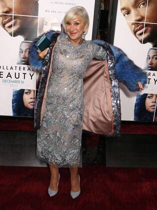 December 12, 2016 - New York, New York, U.S. - Actress HELEN MIRREN attends the New York World Premiere of Collateral Beauty held at the Jazz At Lincoln Centers Frederick P. Rose Hall. New York U.S. - ZUMAk03_ 20161212_zaf_k03_120