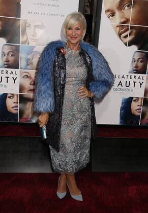 December 12, 2016 - New York, New York, U.S. - Actress HELEN MIRREN attends the New York World Premiere of Collateral Beauty held at the Jazz At Lincoln Centers Frederick P. Rose Hall. New York U.S. - ZUMAk03_ 20161212_zaf_k03_132