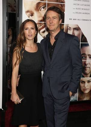 December 12, 2016 - New York, New York, U.S. - SHAUNA ROBERTSON and actor EDWARD NORTON attend the New York World Premiere of Collateral Beauty held at the Jazz At Lincoln Centers Frederick P. Rose Hall. New York U.S. - ZUMAk03_ 20161212_zaf_k03_156
