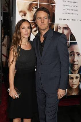 December 12, 2016 - New York, New York, U.S. - SHAUNA ROBERTSON and actor EDWARD NORTON attend the New York World Premiere of Collateral Beauty held at the Jazz At Lincoln Centers Frederick P. Rose Hall. New York U.S. - ZUMAk03_ 20161212_zaf_k03_159