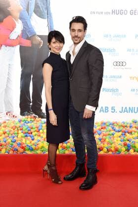 Michelle Glick mit Gatte Philipp Christopher bei der Premeire des Kinofilms Plötzlich Papa Demain tout commence im Zoo Palast. Berlin, 12.12.2016 Foto:xF.xKernx xFuturexImage