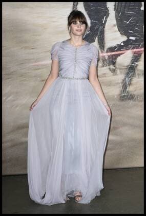. 13 12 2016. London, United Kingdom. Felicity Jones. ROGUE ONE: A STAR WARS STORY launch event at The Tate Modern, London, UK.  xBenxStevensx xi-Imagesx IIM-14021-0008