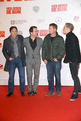 Michael Bully Herbig, Jan Josef Liefers, Til Schweiger, Matthias Schweighöfer Weltpremiere von Vier gegen die Bank im CineStar im Sony Center in Berlin am 13.12.2016