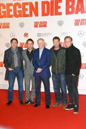 Michael Bully Herbig, Jan Josef Liefers, Wolfgang Petersen, Til Schweiger, Matthias Schweighöfer Weltpremiere von Vier gegen die Bank im CineStar im Sony Center in Berlin am 13.12.2016