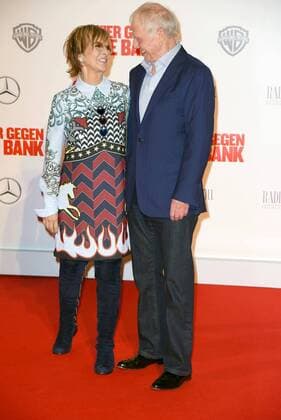 Wolfgang Petersen mit Ehefrau Maria Borgel-Petersen Weltpremiere von Vier gegen die Bank im CineStar im Sony Center in Berlin am 13.12.2016