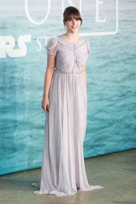 December 13, 2016 - London, London, UK - FELILondon JONES attends the launch of Rogue One: A Star Wars Story. The film follows a group of unlikely heroes banding together on a mission to steal the plans to the Death Star, the Empire s ultimate weapon of destruction. This key event in the Star Wars timeline brings together ordinary people who choose to do extraordinary things, and in doing so, become part of something greater than themselves. London, UK. London UK  - ZUMAl94_ 20161213_zaf_l94_039