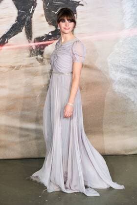 December 13, 2016 - London, London, UK - FELILondon JONES attends the launch of Rogue One: A Star Wars Story. The film follows a group of unlikely heroes banding together on a mission to steal the plans to the Death Star, the Empire s ultimate weapon of destruction. This key event in the Star Wars timeline brings together ordinary people who choose to do extraordinary things, and in doing so, become part of something greater than themselves. London, UK. London UK  - ZUMAl94_ 20161213_zaf_l94_042