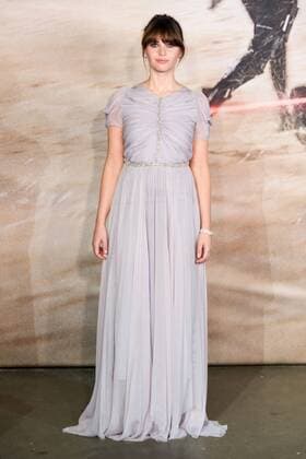 December 13, 2016 - London, London, UK - FELILondon JONES attends the launch of Rogue One: A Star Wars Story. The film follows a group of unlikely heroes banding together on a mission to steal the plans to the Death Star, the Empire s ultimate weapon of destruction. This key event in the Star Wars timeline brings together ordinary people who choose to do extraordinary things, and in doing so, become part of something greater than themselves. London, UK. London UK  - ZUMAl94_ 20161213_zaf_l94_045