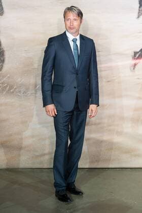 December 13, 2016 - London, London, UK - MADS MIKKELESON attends the launch of Rogue One: A Star Wars Story. The film follows a group of unlikely heroes banding together on a mission to steal the plans to the Death Star, the Empire s ultimate weapon of destruction. This key event in the Star Wars timeline brings together ordinary people who choose to do extraordinary things, and in doing so, become part of something greater than themselves. London, UK. London UK  - ZUMAl94_ 20161213_zaf_l94_050