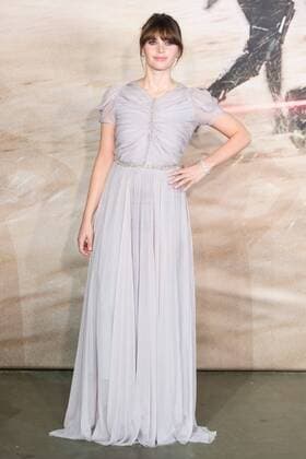 December 13, 2016 - London, London, UK - FELILondon JONES attends the launch of Rogue One: A Star Wars Story. The film follows a group of unlikely heroes banding together on a mission to steal the plans to the Death Star, the Empire s ultimate weapon of destruction. This key event in the Star Wars timeline brings together ordinary people who choose to do extraordinary things, and in doing so, become part of something greater than themselves. London, UK. London UK  - ZUMAl94_ 20161213_zaf_l94_072
