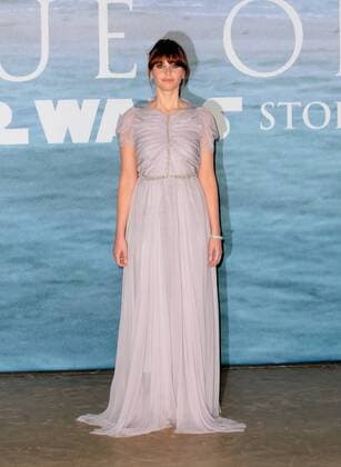 December 13, 2016 - London, England, United Kingdom - Felicity Jones attends the launch event for Rouge One: A Star Wars Story at Tate Modern. London United Kingdom - ZUMAs147 20161213_zap_s147_014
