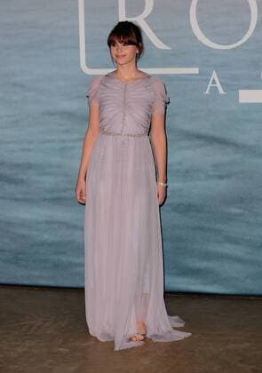 December 13, 2016 - London, England, United Kingdom - Felicity Jones attends the launch event for Rouge One: A Star Wars Story at Tate Modern. London United Kingdom - ZUMAs147 20161213_zap_s147_013