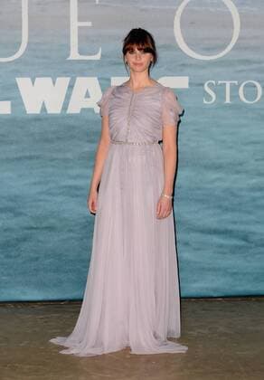 December 13, 2016 - London, England, United Kingdom - Felicity Jones attends the launch event for Rouge One: A Star Wars Story at Tate Modern. London United Kingdom - ZUMAs147 20161213_zap_s147_017