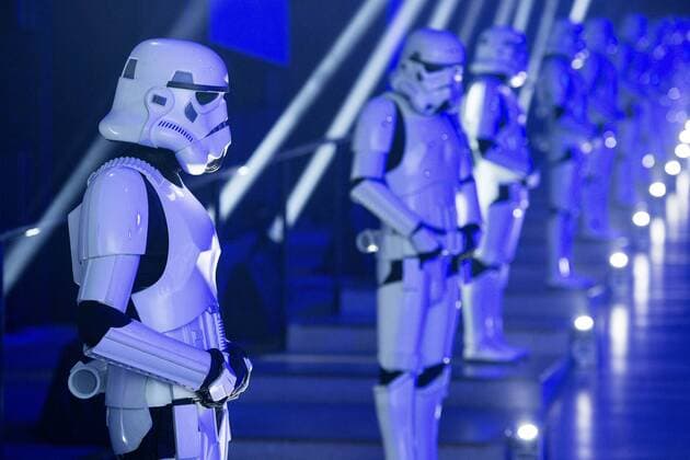 Stormtroopers beim Lauch Event des Kinofilms Rogue One: A Star Wars Story Star Wars: Rogue One in der Tate Gallery of Modern Art. London, 13.12.2016 Foto:xJ.xSpicerx xFuturexImage