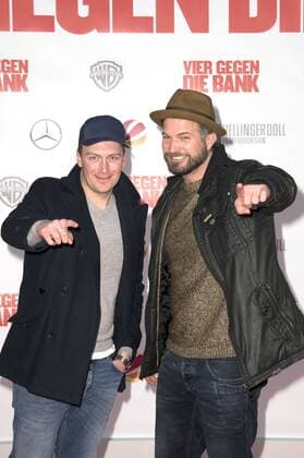 Martin Stange und Simon Böer bei der Premiere des Kinofilms Vier gegen die Bank im Cinestar Sony Center am Potsdamer Platz. Berlin, 13.12.2016 Foto:xF.xKernx xFuturexImage