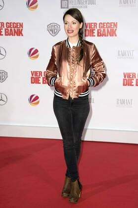 Julia Hartmann bei der Premiere des Kinofilms Vier gegen die Bank im Cinestar Sony Center am Potsdamer Platz. Berlin, 13.12.2016 Foto:xF.xKernx xFuturexImage