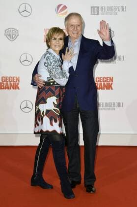 Wolfgang Petersen mit Ehefrau Maria Borgel-Petersen bei der Premiere des Kinofilms Vier gegen die Bank im Cinestar Sony Center am Potsdamer Platz. Berlin, 13.12.2016 Foto:xF.xKernx xFuturexImage