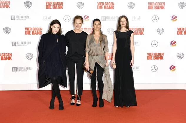 Antje Traue, Claudia Michelsen, Jana Pallaske und Alexandra Maria Lara bei der Premiere des Kinofilms Vier gegen die Bank im Cinestar Sony Center am Potsdamer Platz. Berlin, 13.12.2016 Foto:xF.xKernx xFuturexImage