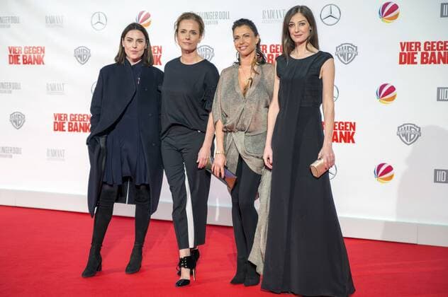 Antje Traue, Claudia Michelsen, Jana Pallaske und Alexandra Maria Lara bei der Premiere des Kinofilms Vier gegen die Bank im Cinestar Sony Center am Potsdamer Platz. Berlin, 13.12.2016 Foto:xK.xWernerx xFuturexImage