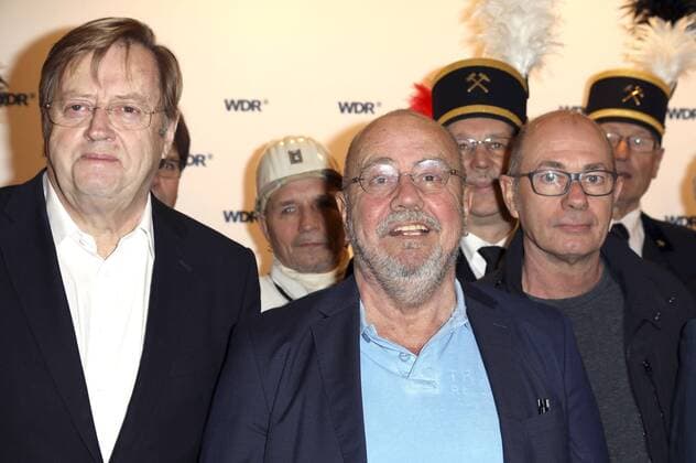 Gisbert Baltes, Ludger Stratmann und Uwe Lyko Herbert Knebel bei der Premiere der Dokumentation Schicht im Schacht in der Lichtburg. Essen, 13.12.2016 Foto:xgbrcix xFuturexImage