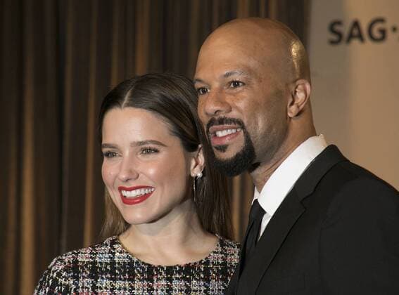 December 14, 2016 - West Hollywood, California, U.S - Common and Sophia Bush at the 23rd Annual Screen Actors Guild Awards Nominations announcement at the Pacific Design Center on Wednesday, December 14, 2016 in West Hollywood, California. West Hollywood U.S. - ZUMAp124 20161214_zaa_p124_005