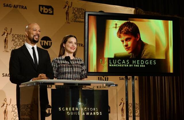 Common and Sophia Bush announce nominations onstage for the 23rd annual SAG Awards at the Pacific Design Center in West Hollywood, California on December 14, 2016. Winners will be announced during a Simulcast Live on Sunday, January 29th.  LAP2016121410 JIMxRUYMEN