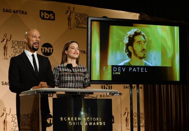 Common and Sophia Bush announce nominations onstage for the 23rd annual SAG Awards at the Pacific Design Center in West Hollywood, California on December 14, 2016. Winners will be announced during a Simulcast Live on Sunday, January 29th.  LAP2016121409 JIMxRUYMEN