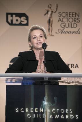 December 14, 2016 - West Hollywood, California, U.S - SAG-AFTRA president Gabrielle Carteris at the 23rd Annual Screen Actors Guild Awards Nominations announcement at the Pacific Design Center on Wednesday, December 14, 2016 in West Hollywood, California. West Hollywood U.S. - ZUMAp124 20161214_zaa_p124_029
