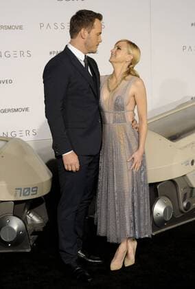 Chris Pratt & wife Anna Faris PASSENGERS FILM PREMIERE Los Angeles Patrick Rideaux PicturePerfect