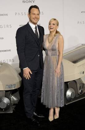 Chris Pratt & wife Anna Faris PASSENGERS FILM PREMIERE Los Angeles Patrick Rideaux PicturePerfect