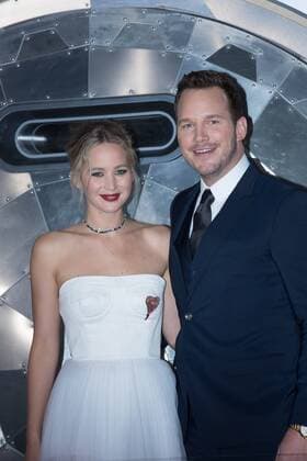 Jennifer Lawrence and Chris Pratt attend the world premiere of Passengers at Regency Village Theatre on December 14, 2016 in Los Angeles, California USA 2016 The World Premiere of Passengers at Regency Village Theatre in Los Angeles, CA.  Copyright: xMSUxStudiox IMG_0416