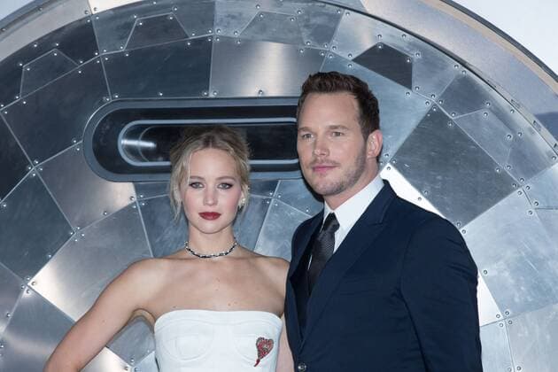 Jennifer Lawrence and Chris Pratt attend the world premiere of Passengers at Regency Village Theatre on December 14, 2016 in Los Angeles, California USA 2016 The World Premiere of Passengers at Regency Village Theatre in Los Angeles, CA.  Copyright: xMSUxStudiox IMG_0422