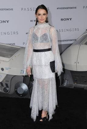 December 14, 2016 - Westwood, CA, United States - 14 December 2016 - Westwood, California - Rachael Leigh Cok. The Los Angeles premiere of Passengers held at Regency Village Theatre. Photo Credit: AdMedia Westwood United States - ZUMAa123 20161214_zaa_a123_083