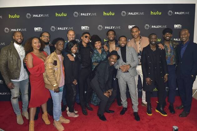 Durrell Babbs Tank, Lisa Nicole Carson, Chris Robinson, Tyler Williams, Sandi McCredd, Jesse Collins, Bryshere Y. Gray, Yvette Nicole Brown, Woody McClain, Algee Smith, Elijah Kelly, Luke James und Stephen G. Hill bei der Premiere der BET TV-Miniserie The New Edition Story im Paley Center for Media. Beverly Hills, 14.12.2016 Foto:xD.xStarbuckx xFuturexImage