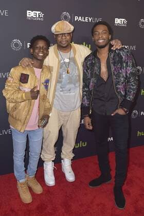 Tyler Williams, Bobby Brown und Woody McClain bei der Premiere der BET TV-Miniserie The New Edition Story im Paley Center for Media. Beverly Hills, 14.12.2016 Foto:xD.xStarbuckx xFuturexImage