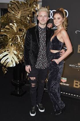 Stefanie Giesinger mit Freund Marcus Butler beim Place To B Influencer Award 2016 im Hauptempfang Axel Springer SE. Berlin, 15.12.2016 Foto:xF.xKernx xFuturexImage