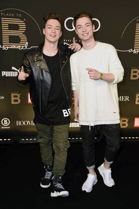 Die Lochis beim Place To B Influencer Award 2016 im Hauptempfang Axel Springer SE. Berlin, 15.12.2016 Foto:xF.xKernx xFuturexImage