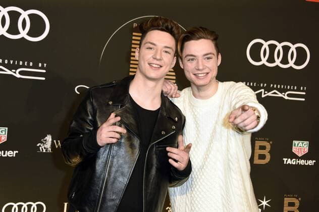 Die Lochis beim Place To B Influencer Award 2016 im Hauptempfang Axel Springer SE. Berlin, 15.12.2016 Foto:xF.xKernx xFuturexImage