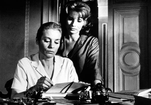 Tystnade, aka: Das Schweigen, Schweden 1963, Regie: Ingmar Bergman, Darsteller: Ingrid Thulin (links), Gunnel Lindblom Copyright: IFTN UnitedArchives05985