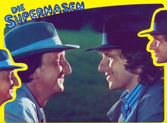 Die Supernasen, Deutschland 1983, Regie: Dieter Pröttel, Darsteller: Mike Krüger, Thomas Gottschalk Copyright: IFTN UnitedArchives06441