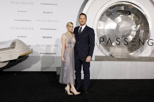 Anna Faris und Chris Pratt bei der Premiere des Kinofilms Passengers im Regency Village Theatre, Westwood. Los Angeles, 14.12.2016 Foto:xD.xBedrosianx xFuturexImage