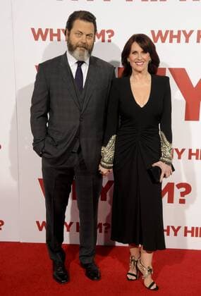 Megan Mullally & Nick Offerman WHY HIM? FILM PREMIERE Los Angeles Patrick Rideaux PicturePerfect